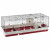 Ferplast Konijnenkooi Krolik 140 - Dierenverblijf - 142x60x50 cm Grijs Rood