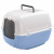 Ferplast Kattentoilet Prima - Kattenbak - 52.5x39.5x38 cm Blauw