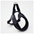 Tre Ponti Fibbia Verstelbaar Hondentuig Mesh - Hondenharnas - Zwart&Reflectie 37-50 Cm Tot 6 Kg