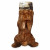 All For Paws Konijn - Hondenspeelgoed - 31x18x19 cm Bruin
