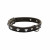 Adori Halsband Soft Met Voetjes Donkerbruin - Hondenhalsband - 45x1.8 cm