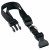 Adori Klikhalsband Nylon Zwart - Hondenhalsband - 18-25X1.0 cm