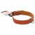 Adori Halsband Vetleder Met Print Cognac - Hondenhalsband - 55x2.5 cm