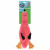 Adori Hondenspeelgoed Skinny Flamingo - Knuffel - 40 cm Roze