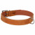 Adori Halsband Vetleder Gevoerd Cognac&Cognac - Hondenhalsband - 60x2.5 cm