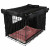 Adori Benchhoes Zwart - Hondenbench - 123x77x85 cm