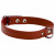 Adori Halsband Leer Met Print Rood - Hondenhalsband - 50x2.0 cm