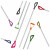 Homestyle Mestvork Steel Aluminium Met Handvat 115 cm - Stalbenodigdheden - Pink