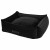 Wooff Mand Cocoon Velours Zwart - Hondenmand - Medium