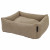 Wooff Cocoon Teddy Taupe - Hondenmand - 90x70x22 cm