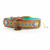Dwam Halsband Indi Moon Goud&Turquoise - Hondenhalsband - 55-65x4 Cm