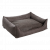 Maxxnobel Orthopedische Sofa Lederlook/Teddy Taupe - Hondenbank - Xlarge