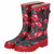 Xq Footwear Dames Regenlaars Riem Rubber Rood - Laarzen - 41