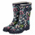 Xq Footwear Dameslaars Bloemen Blauw - Laarzen - 41