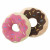 Fuzzyard Plush Toy Donuts 2 Per Pack - Hondenspeelgoed - 1 stuk