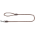 Hunter Looplijn Freestyle Nylon Rond Bruin - Hondenriem - 110x0.8 cm